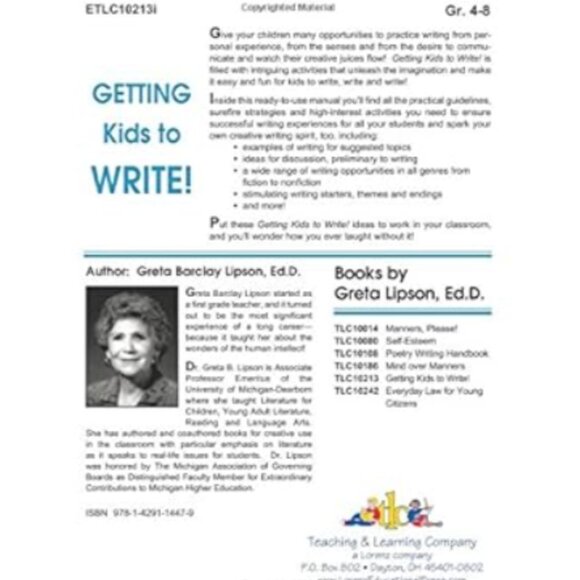 Teaching Resource: Getting Kids to Write!: A Natural Approach to Creative Writin - Picture 2 of 2